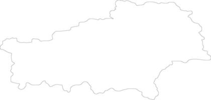 Gomel Weißrussland Gliederung Karte vektor