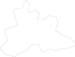 kadiogo Burkina faso översikt Karta vektor