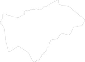 komondjari Burkina faso översikt Karta vektor