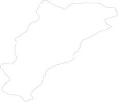 Savona Italien Gliederung Karte vektor