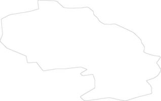 Hasenpoth Lettland Gliederung Karte vektor