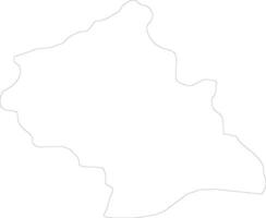 bitola Mazedonien Gliederung Karte vektor