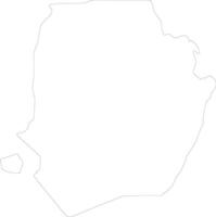 Isabela Philippinen Gliederung Karte vektor