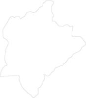 Kasungu Malawi Gliederung Karte vektor