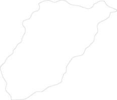 Lavalleja Uruguay Gliederung Karte vektor