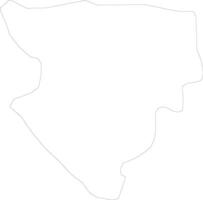 Lipkovo Mazedonien Gliederung Karte vektor