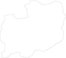 leova Moldau Gliederung Karte vektor