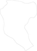 manatut Osten Timor Gliederung Karte vektor
