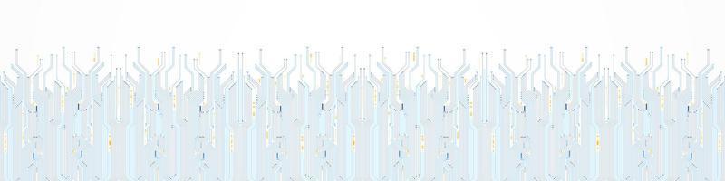 abstrakter Technologiehintergrund, Leiterplattenmuster, Mikrochip, Stromleitung vektor