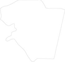 salima Malawi Gliederung Karte vektor