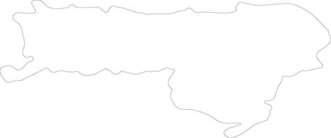 sremski republik av serbia översikt Karta vektor