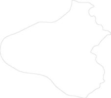 taranaki Neu Neuseeland Gliederung Karte vektor