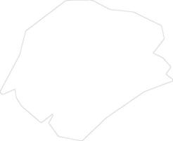 Taschkent Usbekistan Gliederung Karte vektor