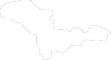 valandovo macedonia översikt Karta vektor