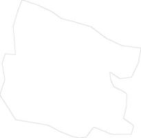 Ventilrde dominikanisch Republik Gliederung Karte vektor
