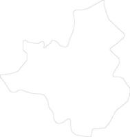 veles Mazedonien Gliederung Karte vektor