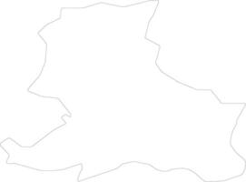 vecpiebalgas Lettland Gliederung Karte vektor