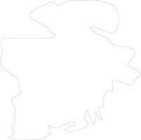 västfold Norge översikt Karta vektor
