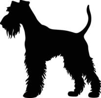 Airedale-Terrier-Silhouette vektor