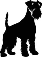 Airedale-Terrier-Silhouette vektor