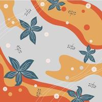 Seidenschal abstraktes Musterdesign mit floralem Stil. Design nützlich für Hijab, Kopftuch, Bandana, Stoff, Mode, Schal, Tapete, Bettdecke usw. vektor