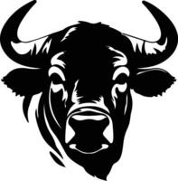 cape buffel svart silhuett vektor