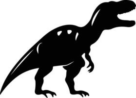 quaesitosaurus svart silhuett vektor