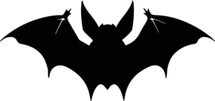 vampyr fladdermus svart silhuett vektor
