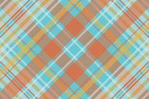 tartan plädmönster med textur och sommarfärg. vektor