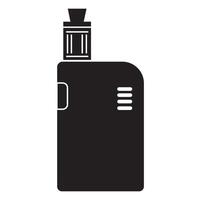 e-cigarett ikon logotyp vektor design mall