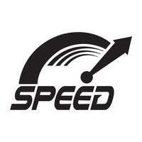 hastighet ikon logotyp vektor design mall
