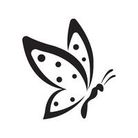 Schmetterling-Symbol-Logo-Vektor-Design-Vorlage vektor