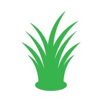 Gras Symbol Logo Vektor Design Vorlage