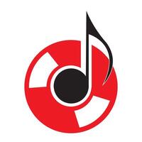 Musik-Icon-Logo-Vektor-Design-Vorlage vektor