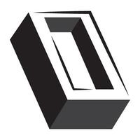 låda ikon logotyp vektor design mall