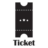 Ticket-Symbol-Logo-Vektor-Design-Vorlage vektor