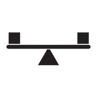 Balance schwingen Symbol Logo Vektor Design Vorlage