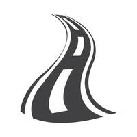 Autobahn Symbol Vektor Design Vorlage