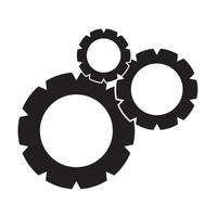 Auto-Getriebe-Symbol-Logo-Vektor-Design-Vorlage vektor