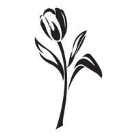 Tulpen-Symbol-Logo-Vektor-Design-Vorlage vektor