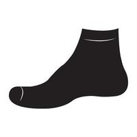 Socken-Symbol-Logo-Vektor-Design-Vorlage vektor