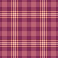 Werkstatt Muster Plaid Vektor, Frau Textur Textil- überprüfen. Bühne Tartan Stoff Hintergrund nahtlos im Rosa und rot Farben. vektor