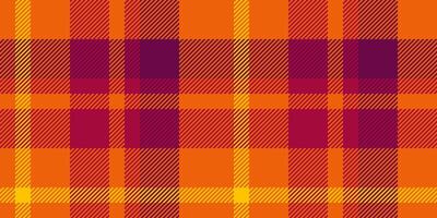 renhet textur bakgrund vektor, reklam tyg textil- tartan. enda mönster kolla upp pläd sömlös i ljus och röd färger. vektor