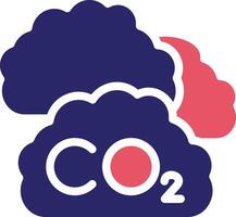 koldioxid vektor ikon