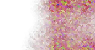 abstrakt elegant färgrik bakgrund med hex mönster vektor