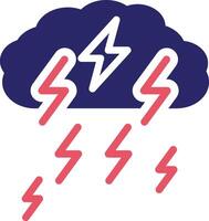 Gewitter Vektor Symbol