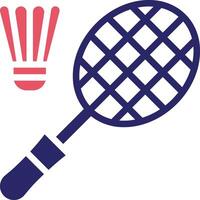 Badminton-Vektor-Symbol vektor