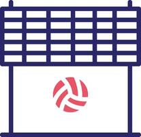 Volleyball Netz Vektor Symbol