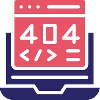 404-Fehlervektorsymbol vektor