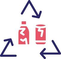 Glas recyceln Vektor Symbol